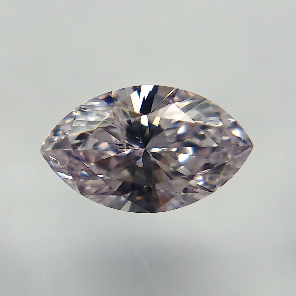Marquise Fancy Light Purple Pink Natural Diamond 0.26ct loose diamond