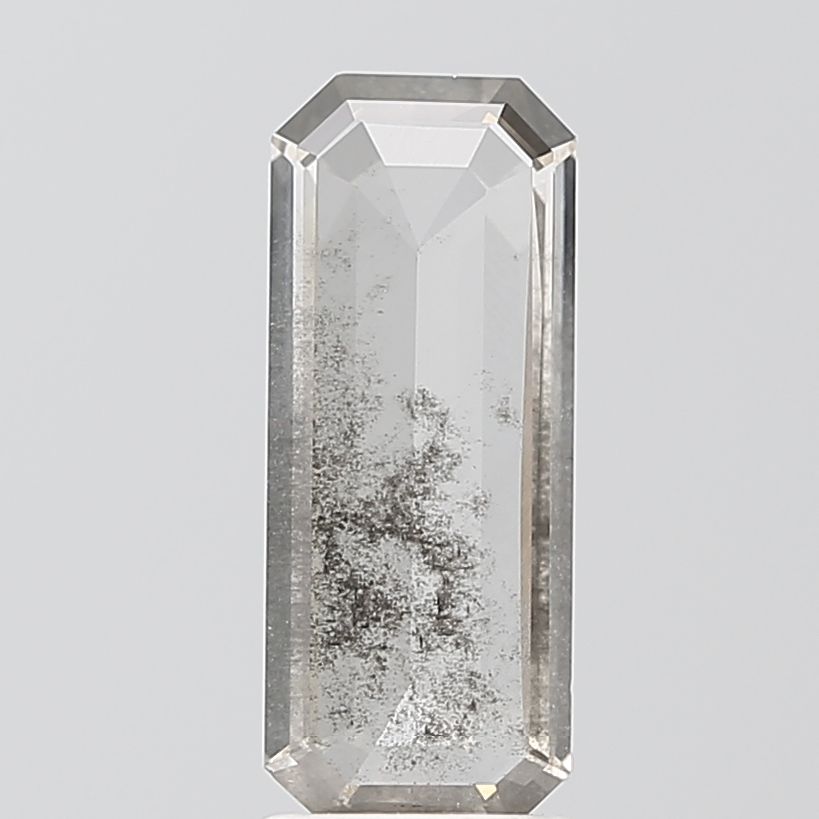 Emerald Salt And Pepper Lab-grown Diamond 1.51ct I2 loose diamond