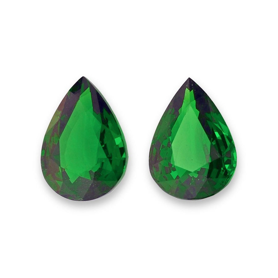 Pear Green Garnet 4.37ct loose gemstone