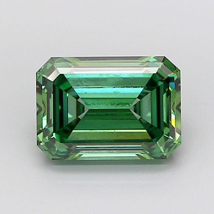 Emerald Fancy Vivid Green Lab-grown Diamond 2.43ct VVS2 loose diamond