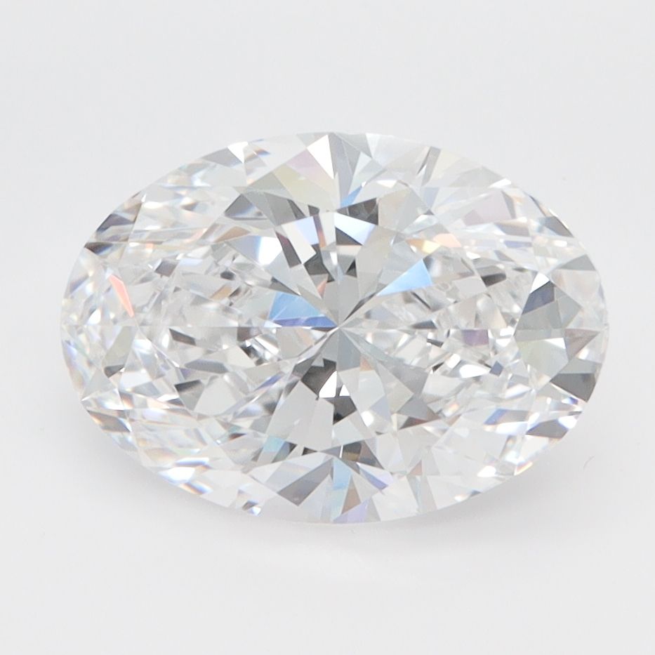 Oval Lab-Grown Diamond 2.57ct D IF