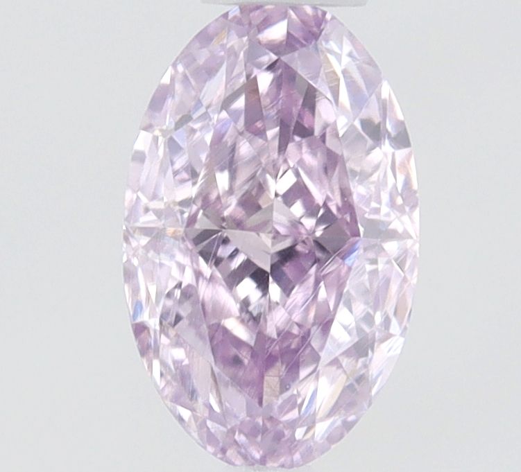 Oval Fancy Pinkish Purple Natural Diamond 0.3ct SI2 loose diamond