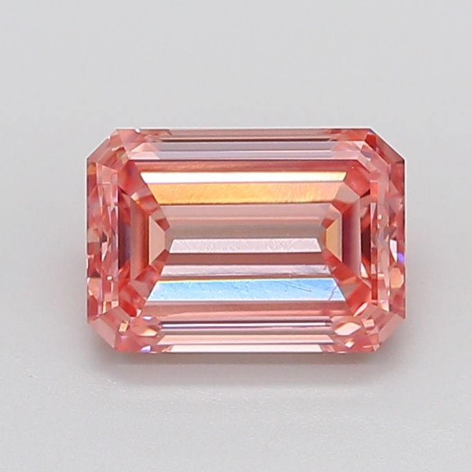 Emerald Fancy Intense Pink Lab-grown Diamond 3.39ct VS2 loose diamond