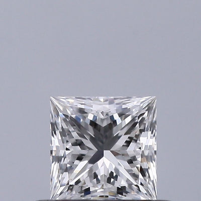 Princess Natural Diamond 0.41ct D VVS2