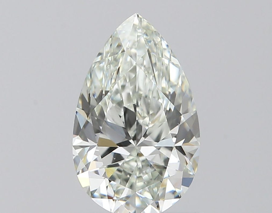 Pear Very Light Yellow Green Natural Diamond 1ct VS1 loose diamond