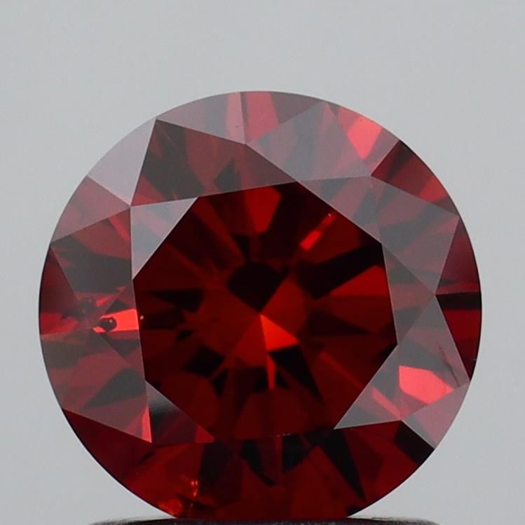 Round Fancy Deep Orange Lab-grown Diamond 1.27ct SI1 loose diamond