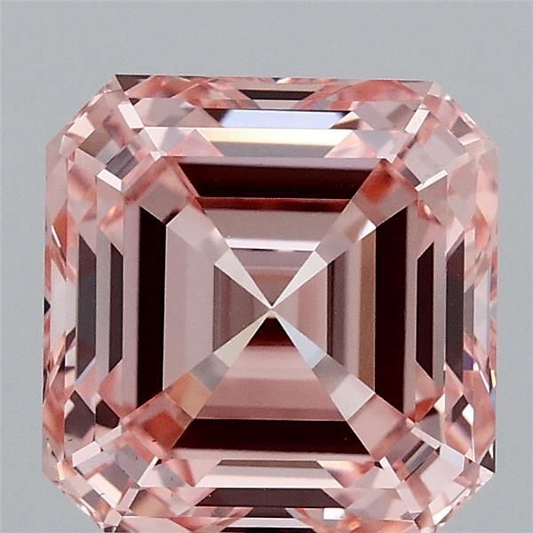 Square Emerald Fancy Vivid Pink Lab-grown Diamond 3.02ct VS1 loose diamond