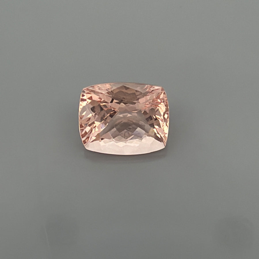 Cushion Pink Morganite 5.55ct loose gemstone