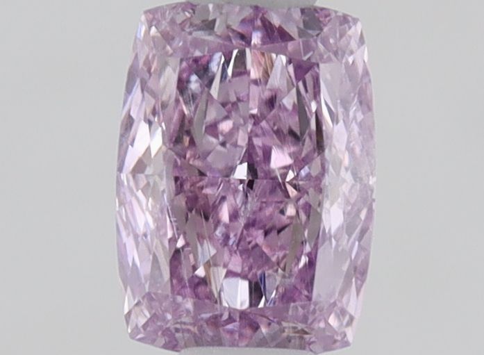 Cushion Fancy Intense Pink Purple Natural Diamond 0.3ct I1 loose diamond
