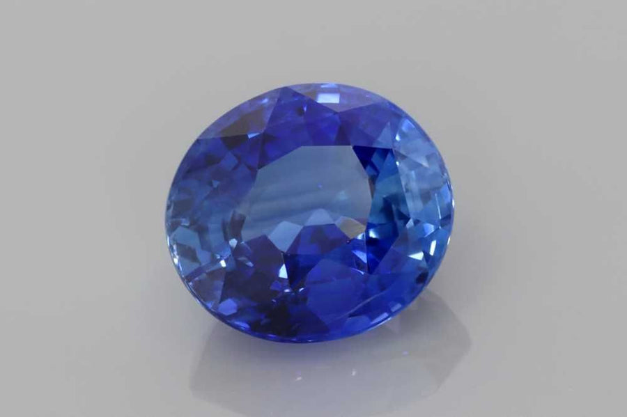 Oval Blue Sapphire 3.28ct loose gemstone