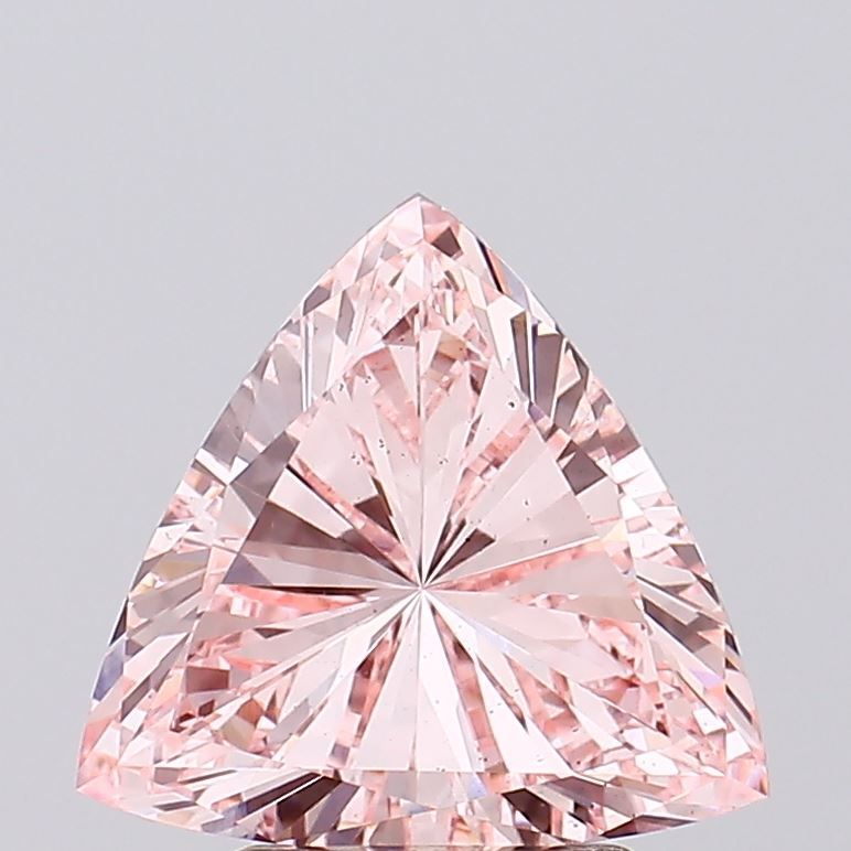 Triangular Fancy Intense Pink Lab-grown Diamond 2.3ct VS2 loose diamond