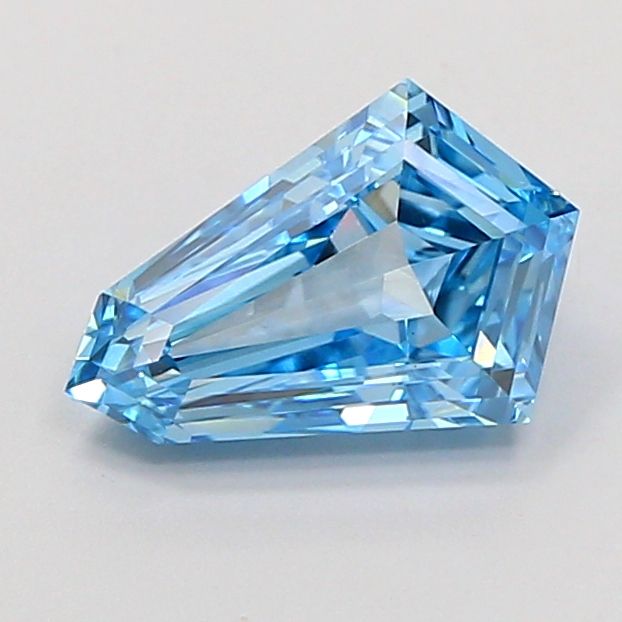 Hexagonal Fancy Vivid Blue Lab-grown Diamond 1.06ct VS1 loose diamond