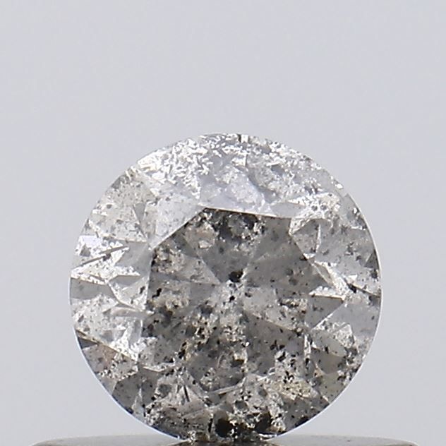Round Salt And Pepper Natural Diamond 0.42ct I3 loose diamond