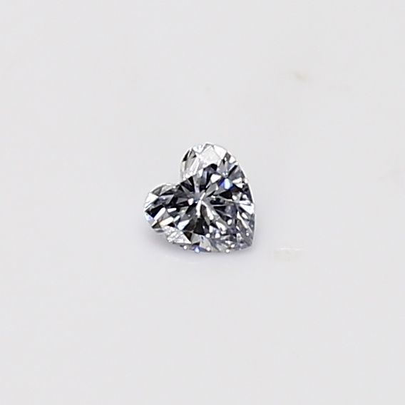 Heart Fancy Light Gray Natural Diamond 0.08ct loose diamond