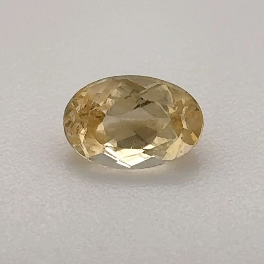 Oval Yellow Topaz 0.66ct loose gemstone
