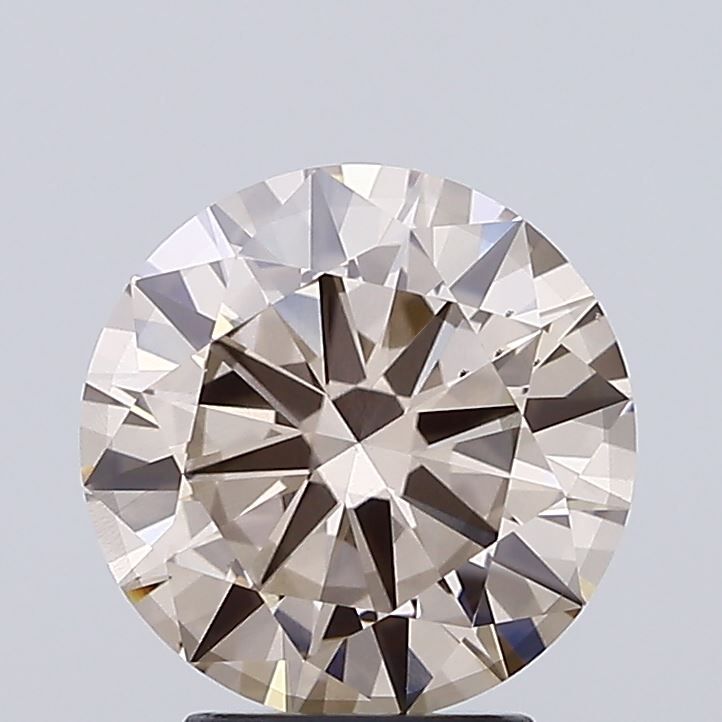 Round Fancy Light Brown Lab-grown Diamond 3ct VS2 loose diamond