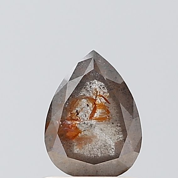 Pear Salt And Pepper Natural Diamond 0.95ct VVS2 loose diamond