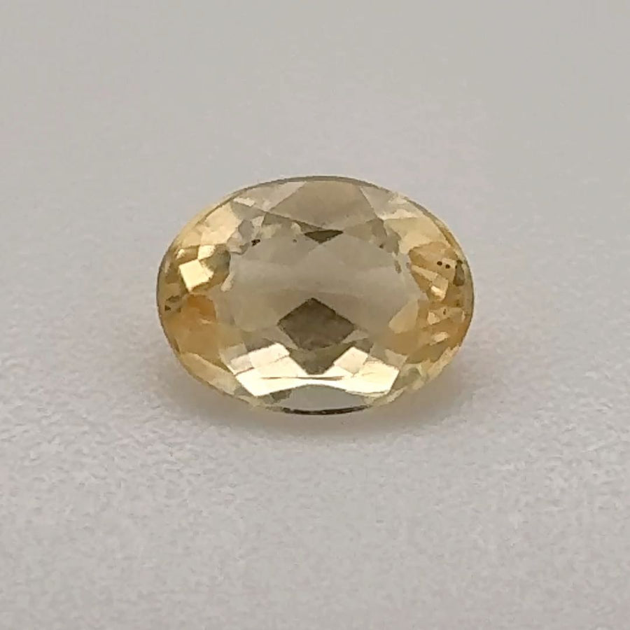 Oval Yellow Topaz 0.56ct loose gemstone
