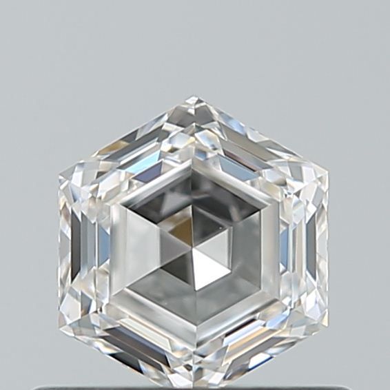 Hexagonal Natural Diamond 0.50ct F VS1