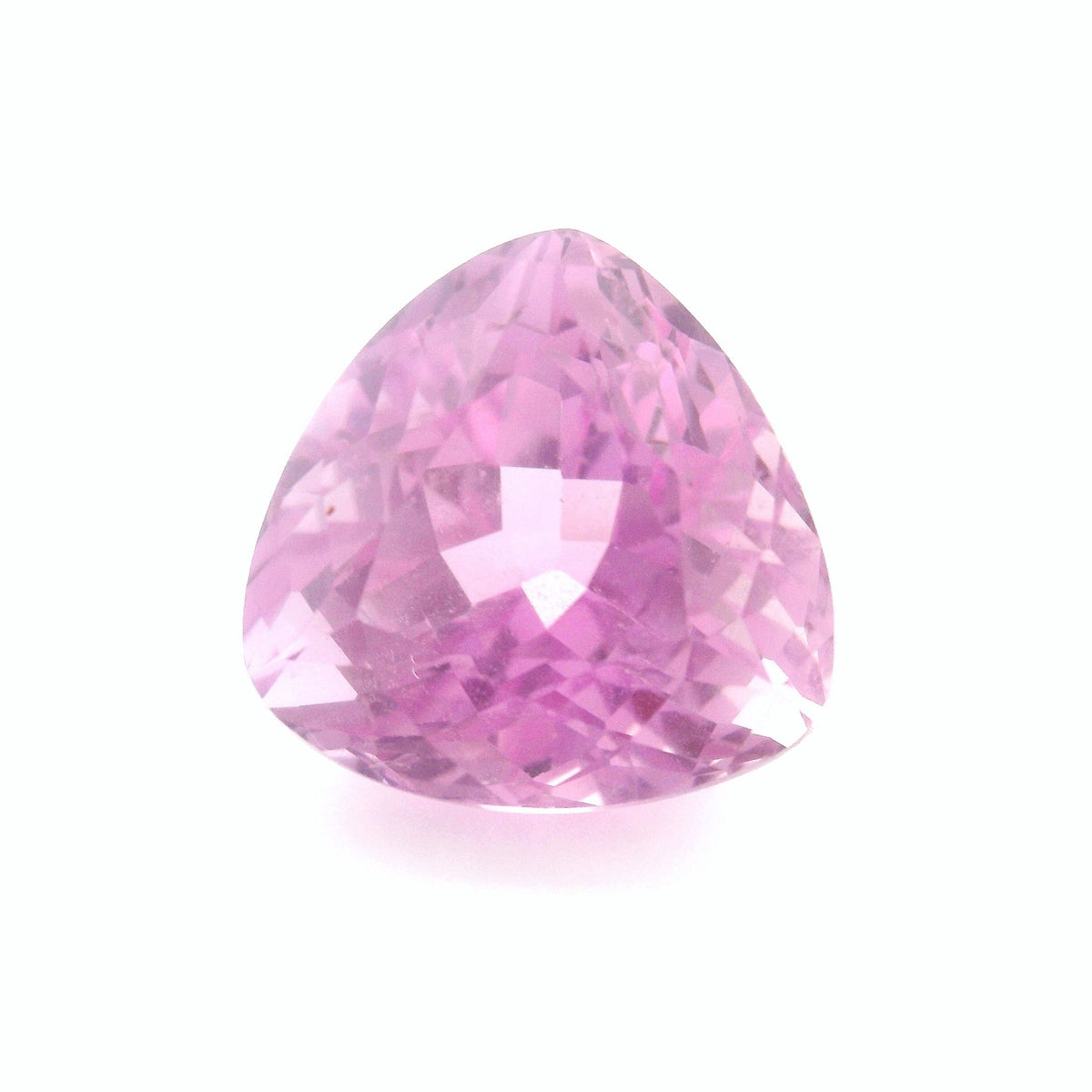 Triangular Pink Kunzite 10.7ct loose gemstone