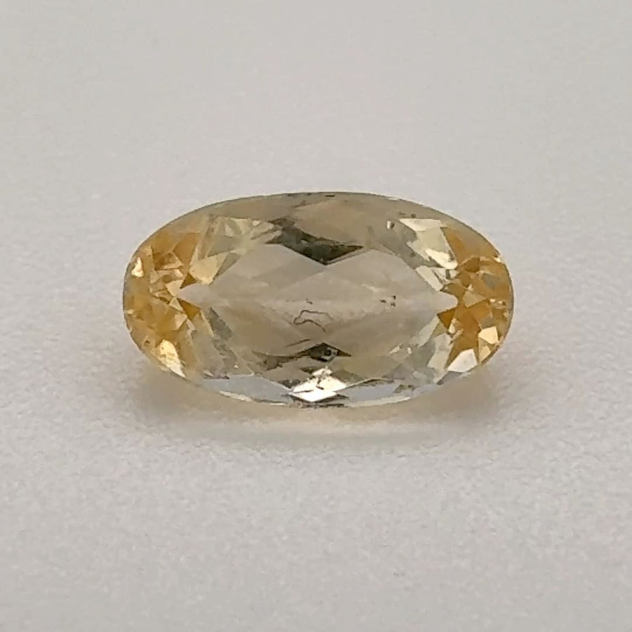 Oval Yellow Topaz 0.775ct loose gemstone