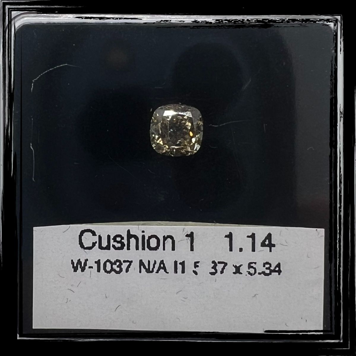 Cushion Brown Natural Diamond 1.14ct I1 loose diamond