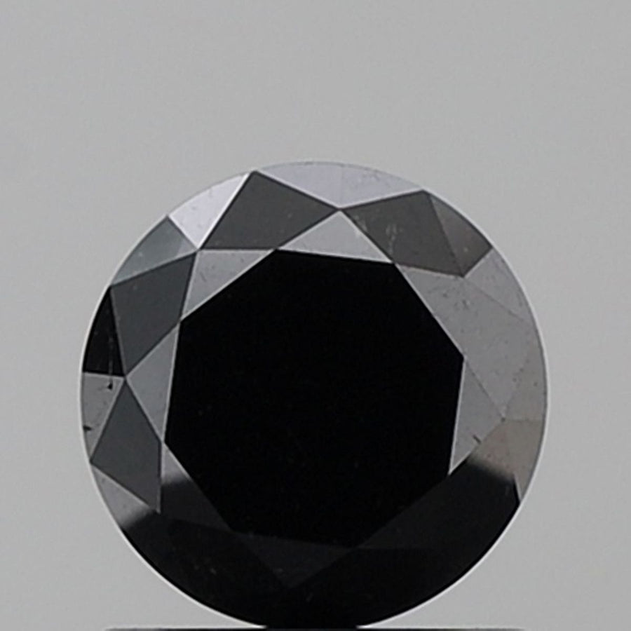 Round Black Natural Diamond 1.15ct VVS2 loose diamond
