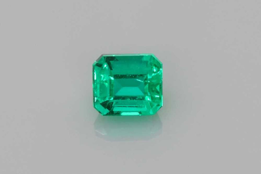 Octagonal Green Emerald 0.21ct loose gemstone