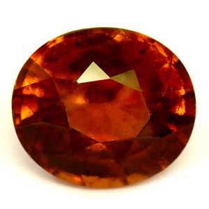 Oval Orange Garnet 2.51ct loose gemstone