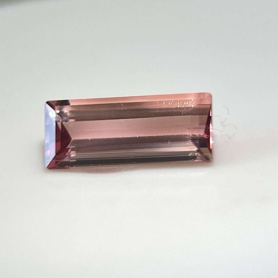 Baguette Pink Tourmaline 1.25ct loose gemstone
