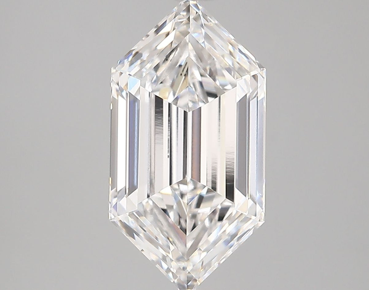 Hexagonal Lab-Grown Diamond 3.52ct E VVS1