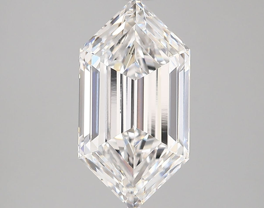 Hexagonal Lab-Grown Diamond 3.52ct E VVS1