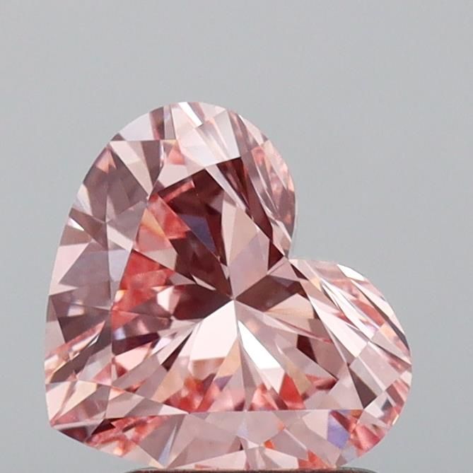 Heart Fancy Vivid Pink Lab-grown Diamond 1.61ct VVS2 loose diamond