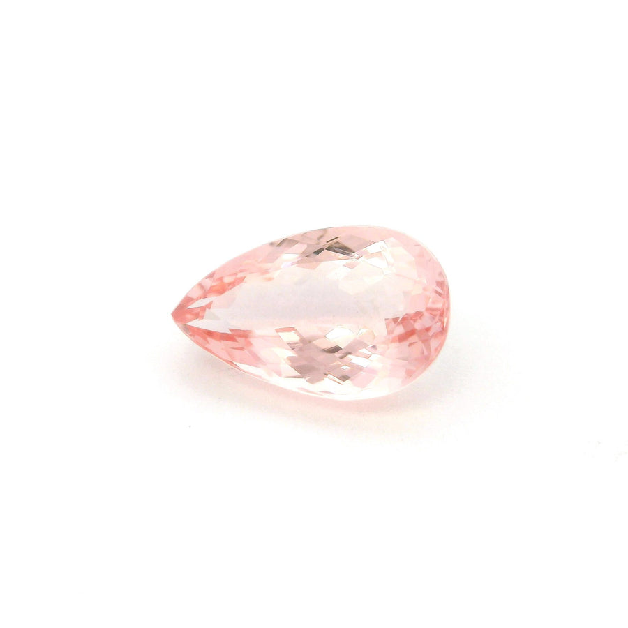 Pear Pink Morganite 3.44ct loose gemstone