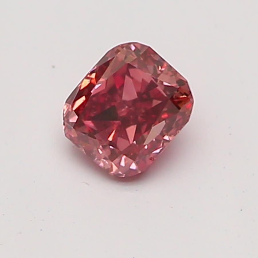 Radiant Fancy Deep Brownish Orangey Pink Natural Diamond 0.11ct loose diamond