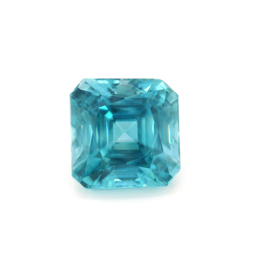 Octagonal Green Zircon 9.04ct loose gemstone