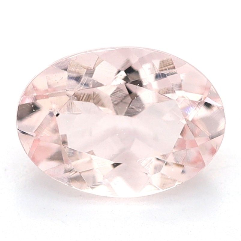 Oval Pink Morganite 0.66ct loose gemstone