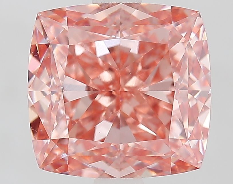 Cushion Fancy Intense Brownish Orange Lab-grown Diamond 2.73ct VS1 loose diamond