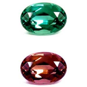 Oval Green Alexandrite 0.11ct loose gemstone