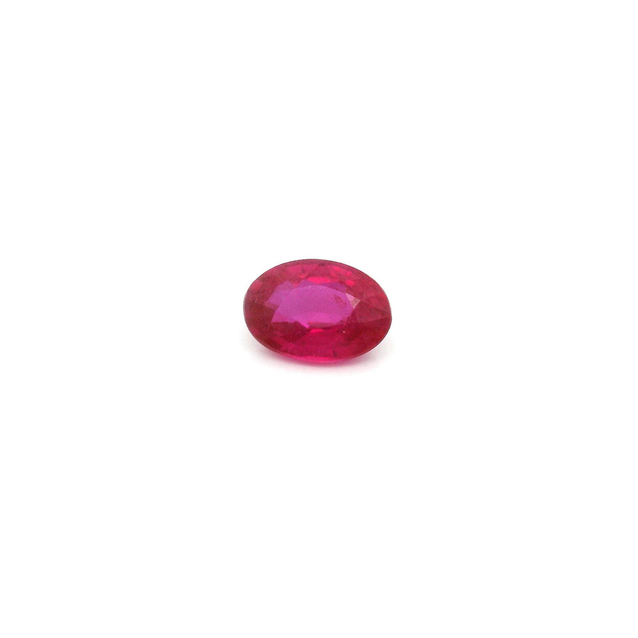 Oval Red Ruby 0.58ct loose gemstone