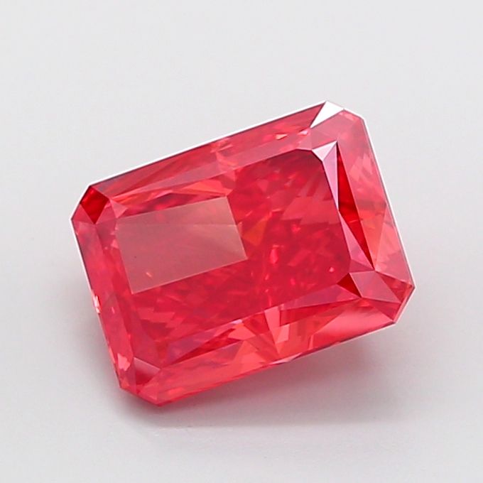 Radiant Fancy Vivid Red Lab-grown Diamond 5.02ct VVS2 loose diamond