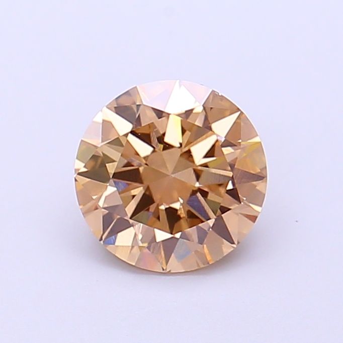 Round Fancy Light Brown Lab-grown Diamond 1.11ct VS2 loose diamond