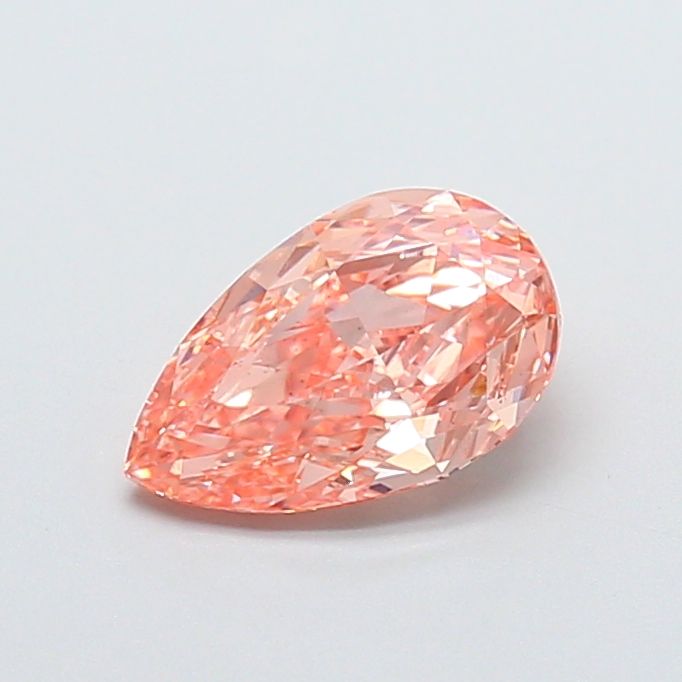Pear Fancy Intense Pink Orange Lab-grown Diamond 1.59ct VS2 loose diamond