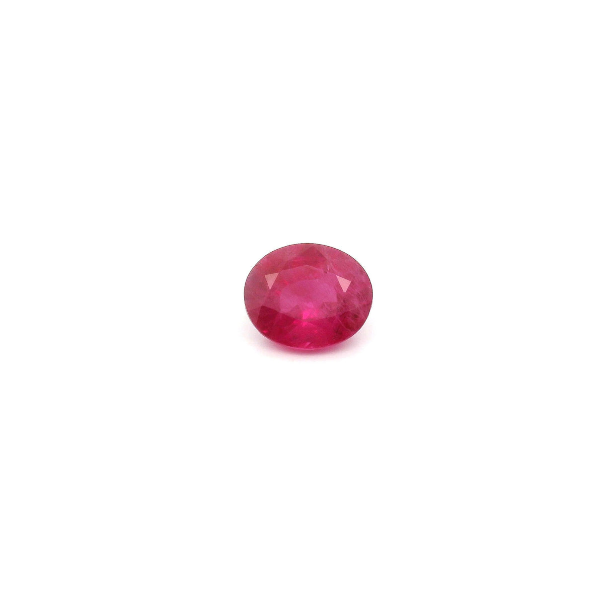 Oval Red Ruby 0.6ct loose gemstone