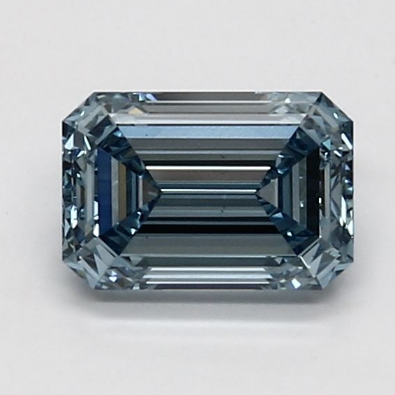 Emerald Fancy Intense Blue Lab-grown Diamond 1.21ct VS1 loose diamond