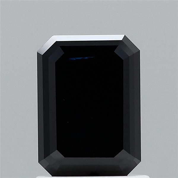 Emerald Fancy Black Lab-grown Diamond 1.52ct loose diamond