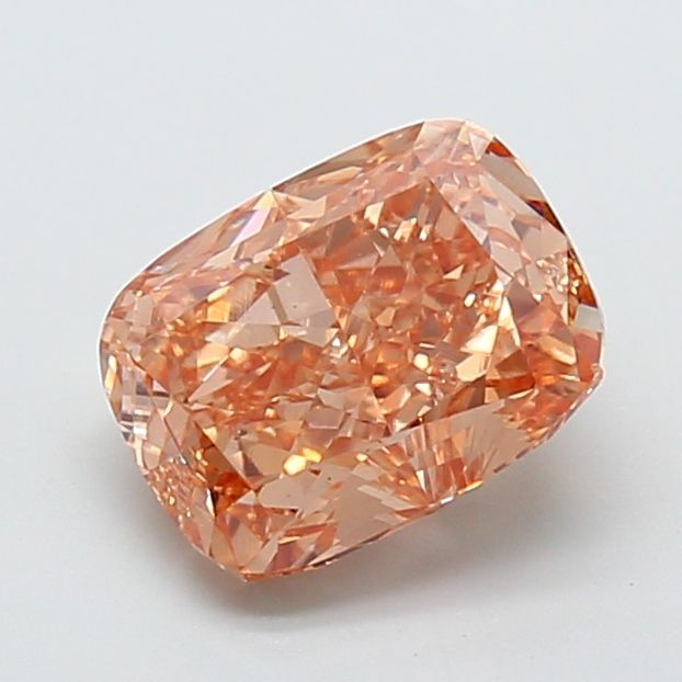 Cushion Fancy Yellow Brown Lab-grown Diamond 3.19ct VS1 loose diamond