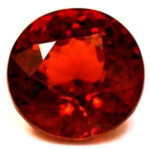 Round Orange Garnet 5.72ct loose gemstone