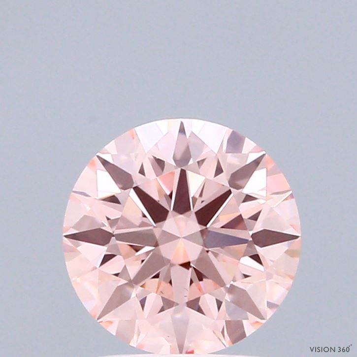 Round Fancy Vivid Pink Lab-grown Diamond 1.5ct VS1 loose diamond