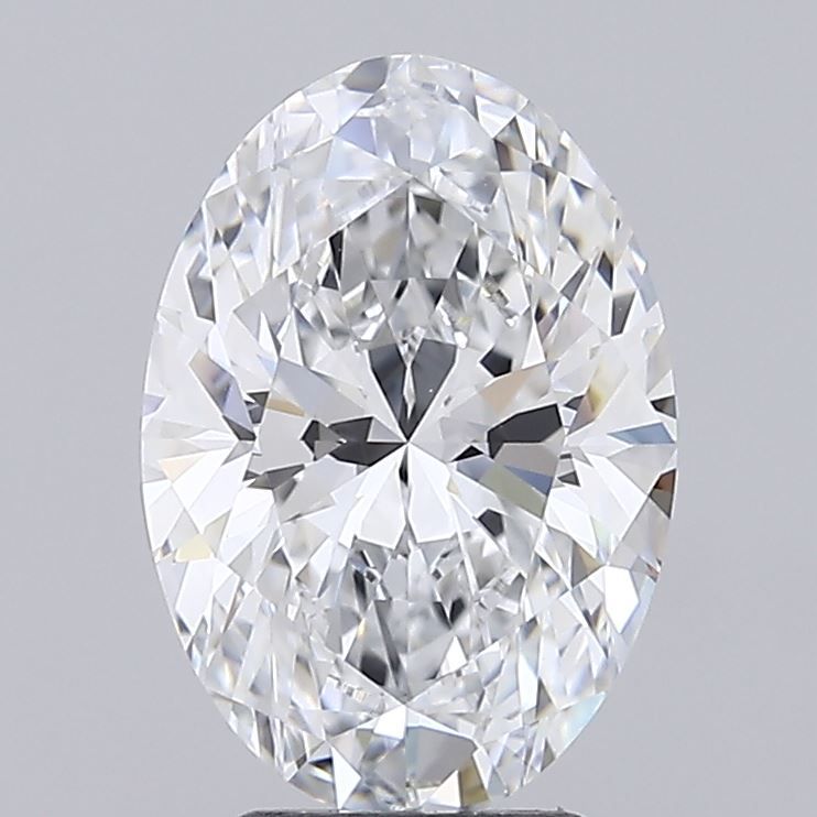 Oval Lab-Grown Diamond 3.53ct F IF